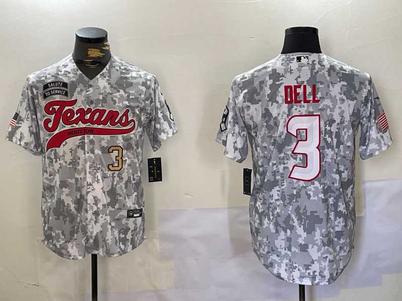 Men's Houston Texans #3 Tank Dell Arctic Camo 2024 Salute to Service Stitched Baseball Jerseys,We sell and wholesale Men's Houston Texans #3 Tank Dell Arctic Camo 2024 Salute to Service Stitched Baseball Jerseys on line form chian!